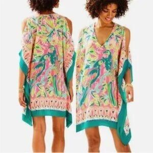 Lilly Pulitzer Atlin Silk Caftan, size s/m